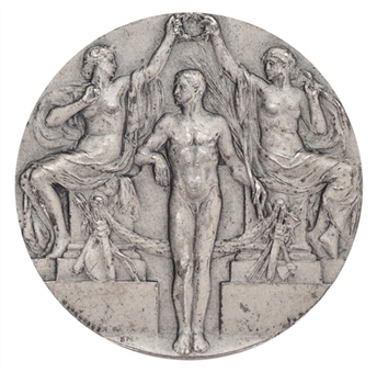 1912 Stockholm Olympics Silver Medal